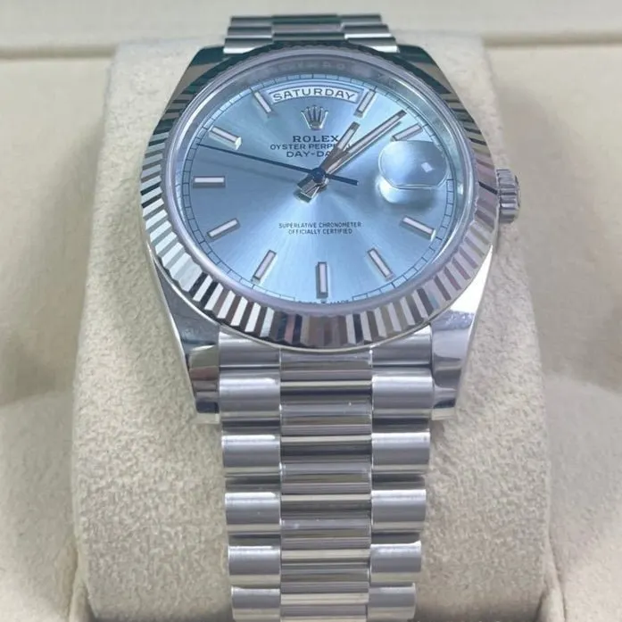 Rolex Day-Date 40 Blue Never worn - Back View