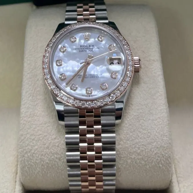 Rolex Datejust 31 Pink Never worn - Back View