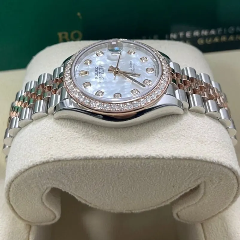 Rolex Datejust 31 Pink Never worn - Inside View