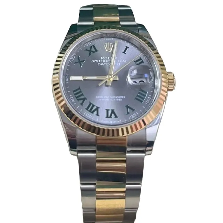 Rolex Datejust 36 Gold Never worn - Front View