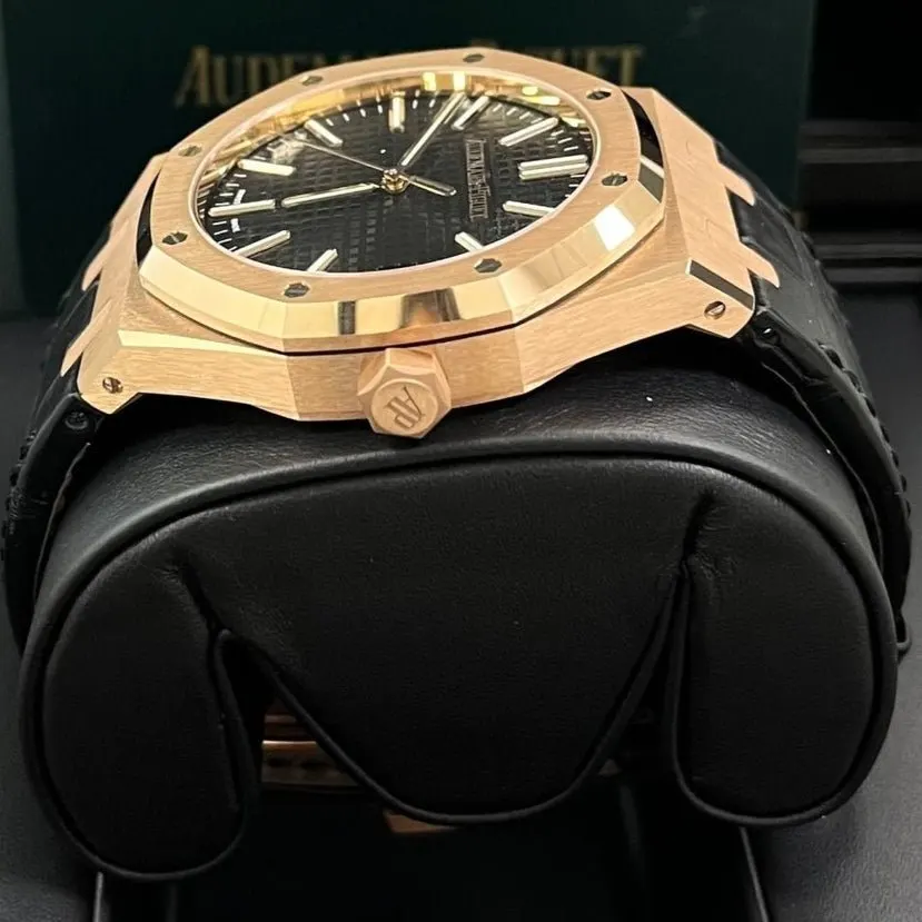 Audemars Piguet Royal Oak 41mm Pink Never worn - Box View