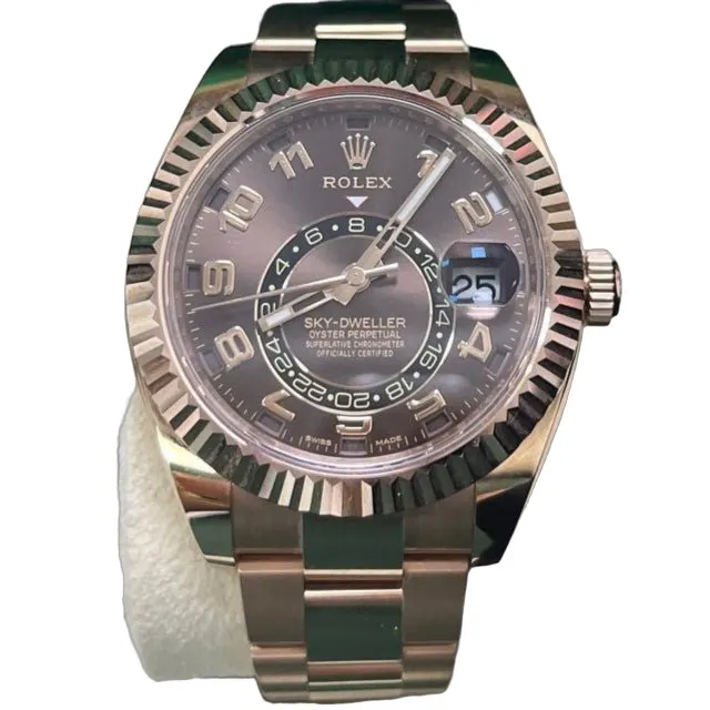 Rolex Sky-Dweller 42mm Pink Never worn - Front View