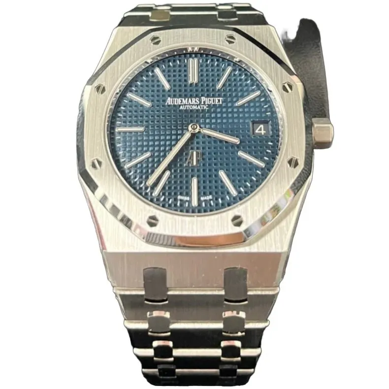 Audemars Piguet Royal Oak 39mm Blue Never worn - Front View