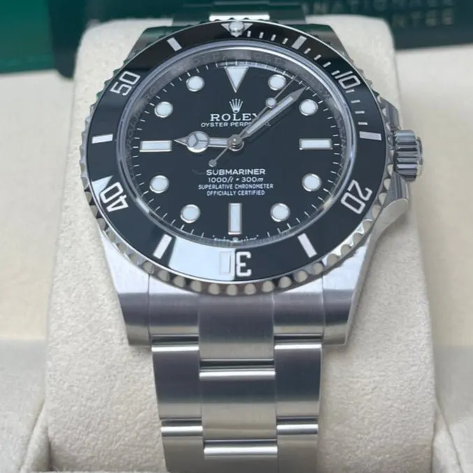 Rolex Submariner 41mm Black Never worn - Back View
