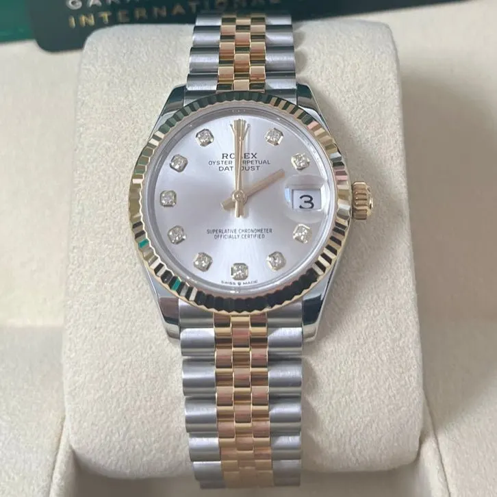 Rolex Datejust 31 Silver Never worn - Inside View