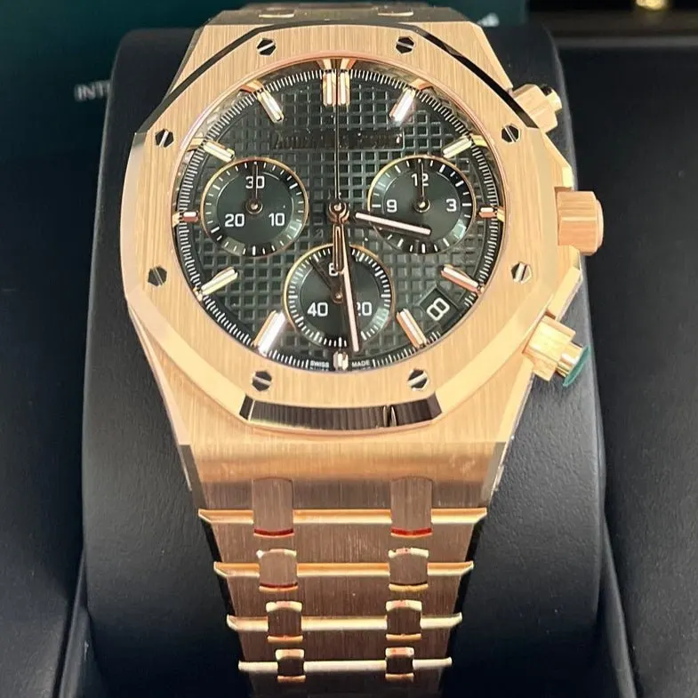 Audemars Piguet Royal Oak Chronograph 41mm Pink Never worn - Back View
