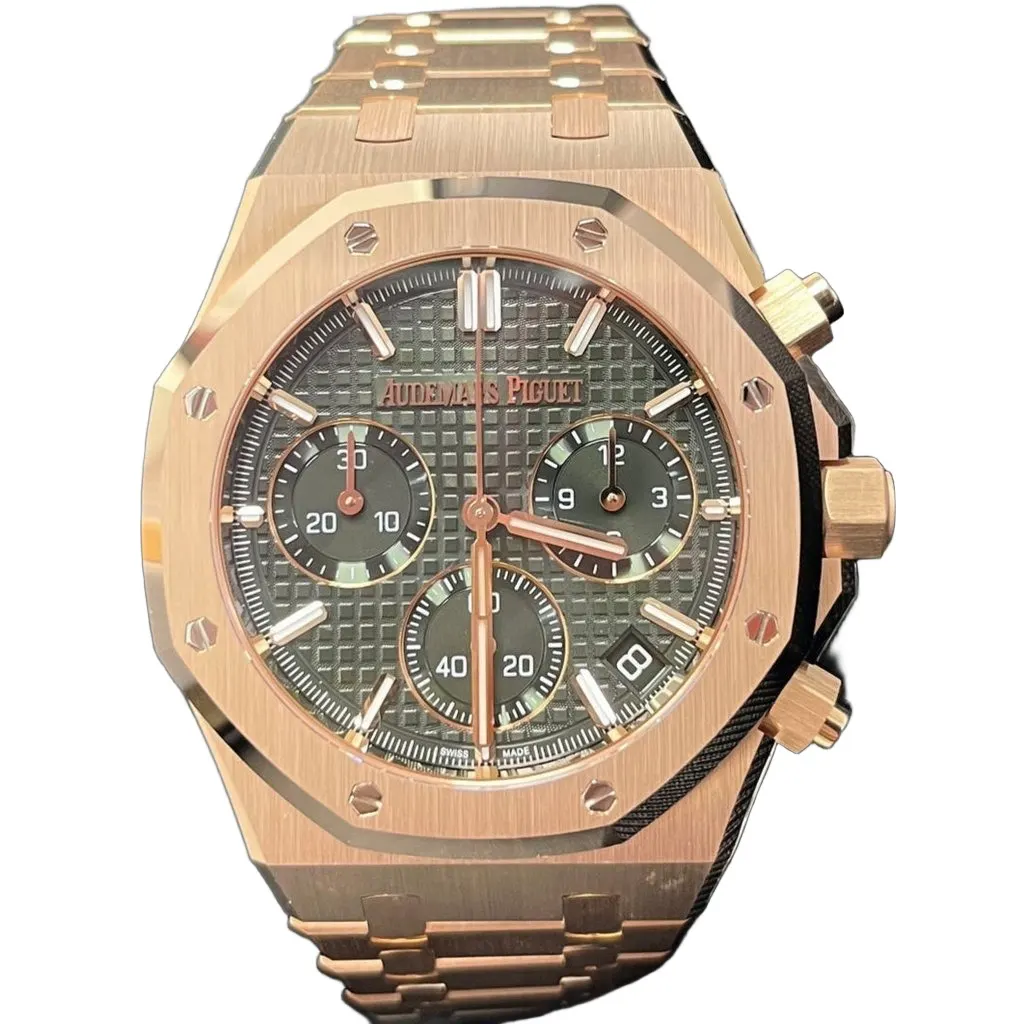 Audemars Piguet Royal Oak Chronograph 41mm Pink Never worn - Front View