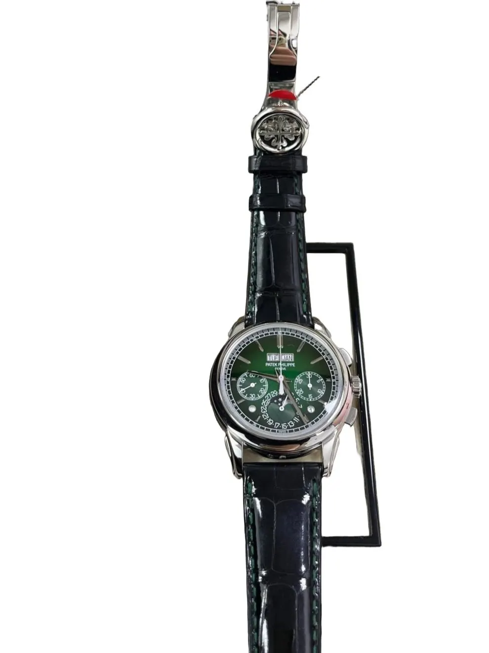 Patek Philippe Perpetual Calendar Chronograph Grand Complications Platinum Green Dial 5270P-0014 41mm Green Never worn - Front View
