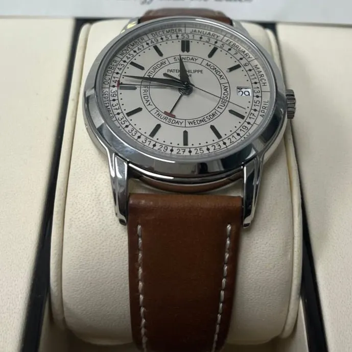 Patek Philippe Calatrava 40mm Silver Never worn - Back View