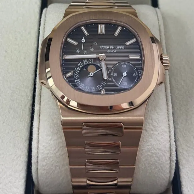 Patek Philippe Nautilus 40mm Pink Never worn - Back View