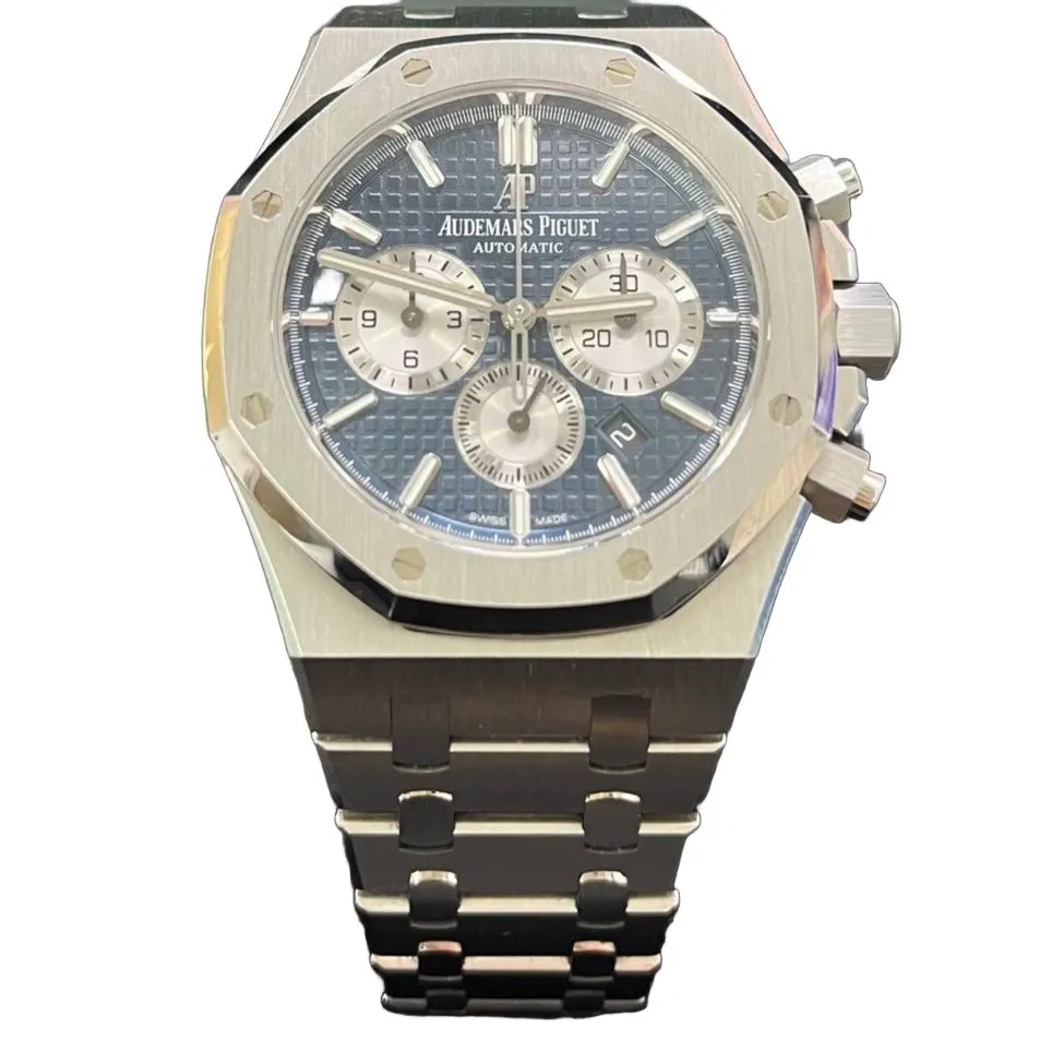 Audemars Piguet Royal Oak Selfwinding Chronograph 41mm Silver Never worn - Front View