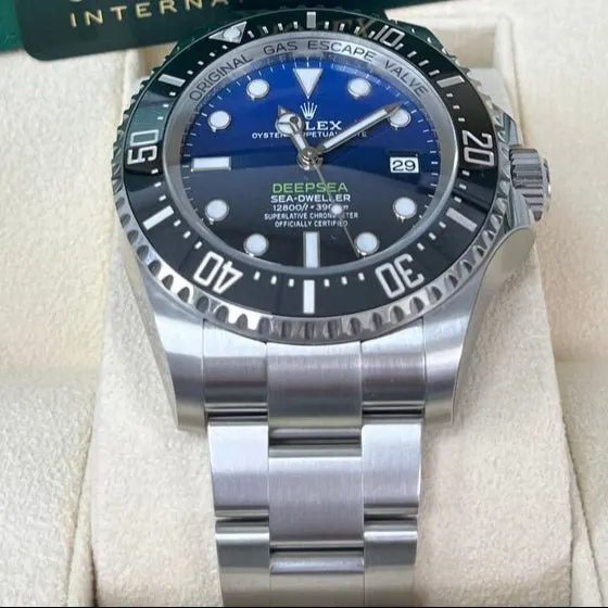 Rolex Sea-Dweller Deepsea 44mm Blue Never worn - Back View