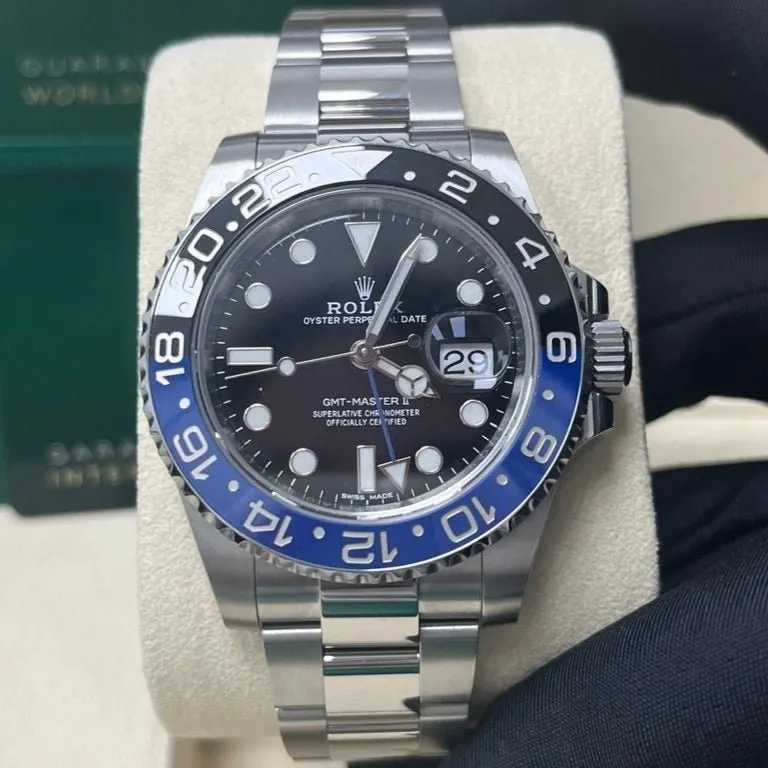 Rolex GMT-Master II 40mm Blue Never worn - Model View
