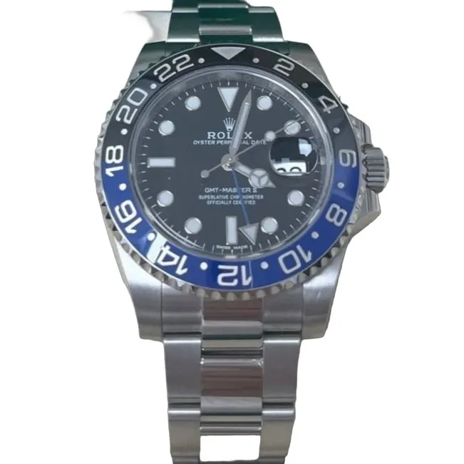 Rolex GMT-Master II 40mm Blue Never worn - Front View
