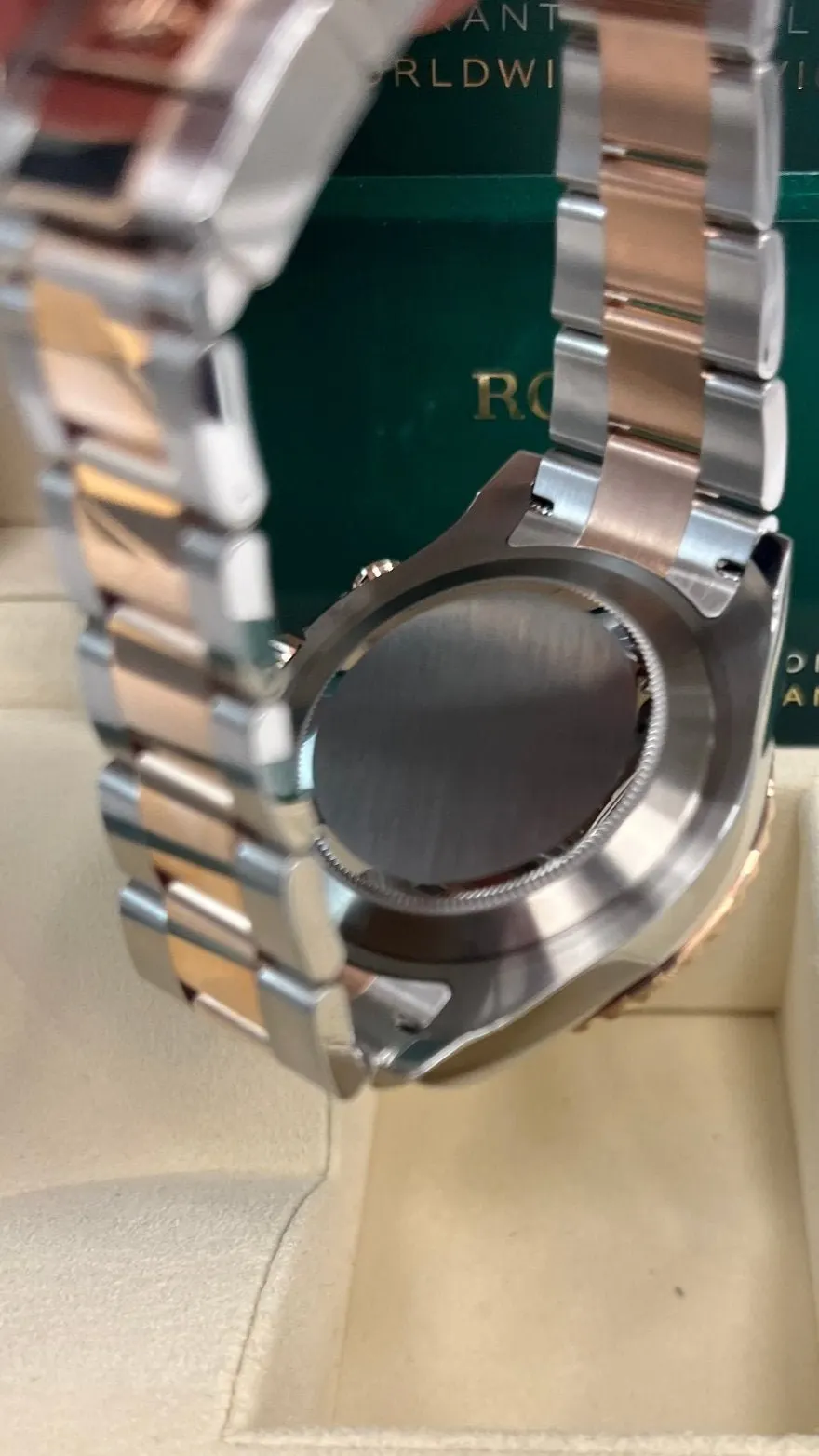 Rolex Yacht-Master II 44mm Pink Never worn - Box View