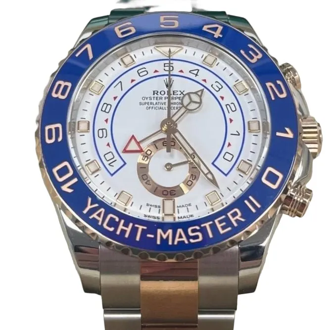 Rolex Yacht-Master II 44mm Pink Never worn - Front View