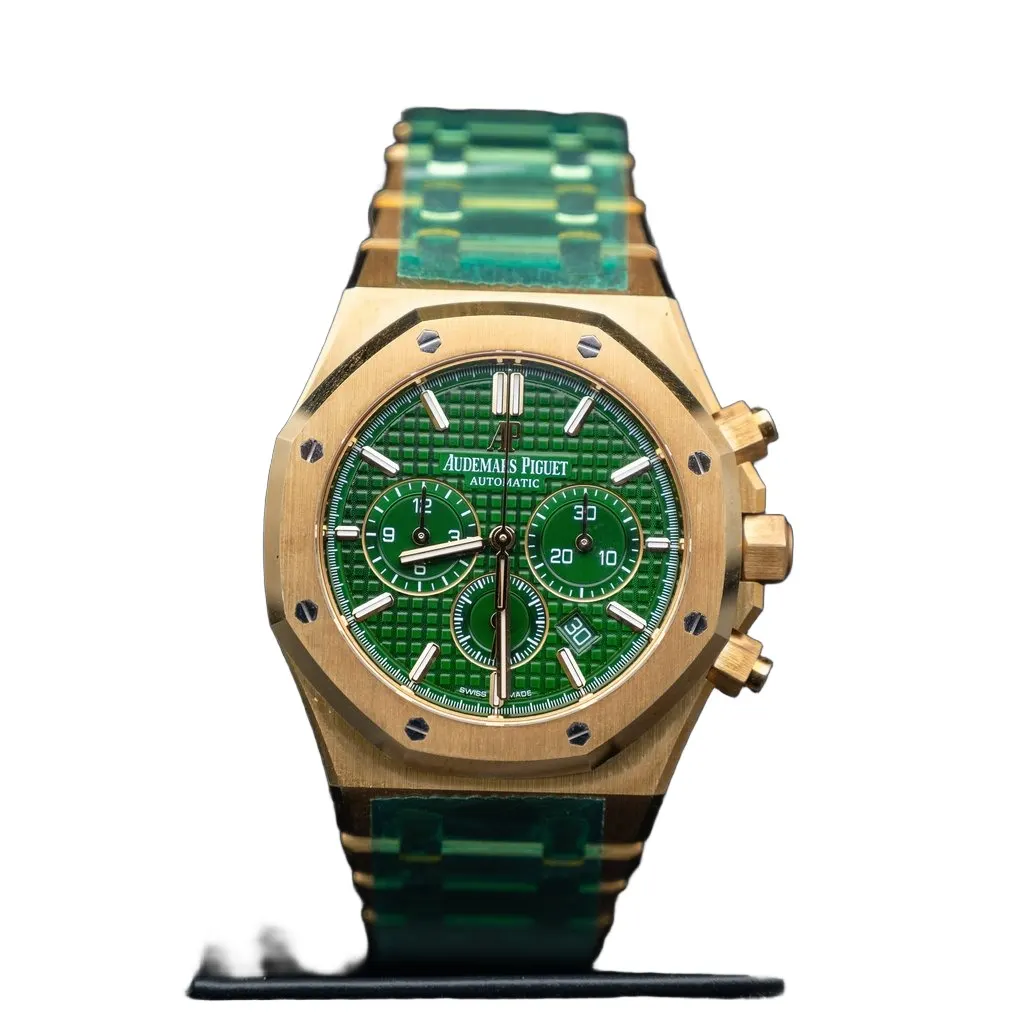 Audemars Piguet 41 mm Royal Oak Selfwinding Chronograph (Reference # 26331BA.OO.1220BA.02) MultiColor Never worn - Front View