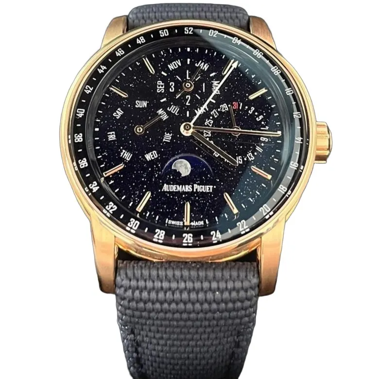 Audemars Piguet Perpetual Calendar Code 11.59 Reference # 26394OR.OO.D321CR.01 41mm MultiColor Never worn - Front View