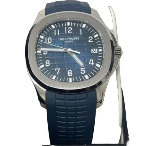 Patek Philippe Aquanaut 42mm Blue Never worn - Front View