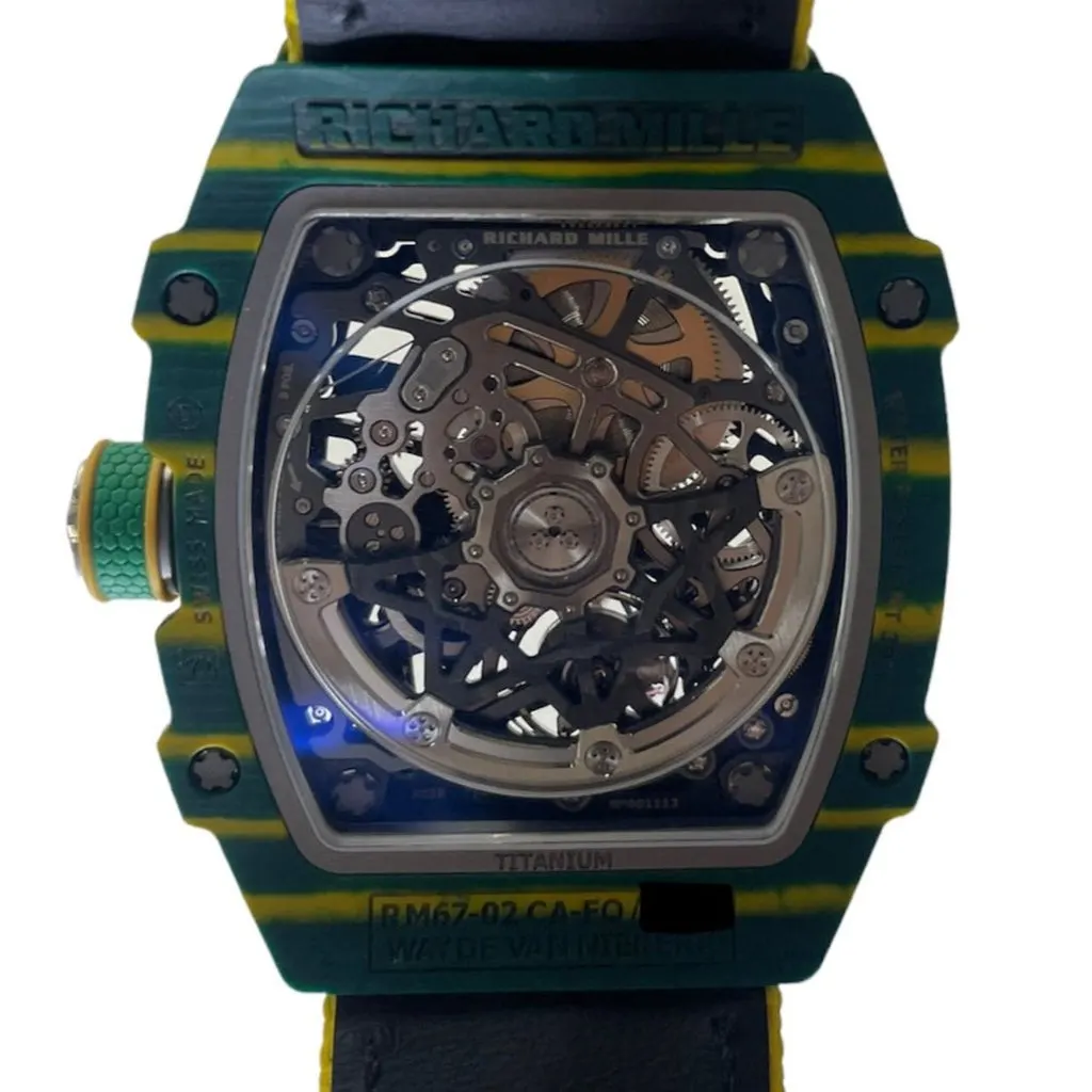 Richard Mille RM 67-02 Automatic Extra Flat Wayde Van Niekerk (Reference # 67-02) 52mm MultiColor Never worn - Inside View