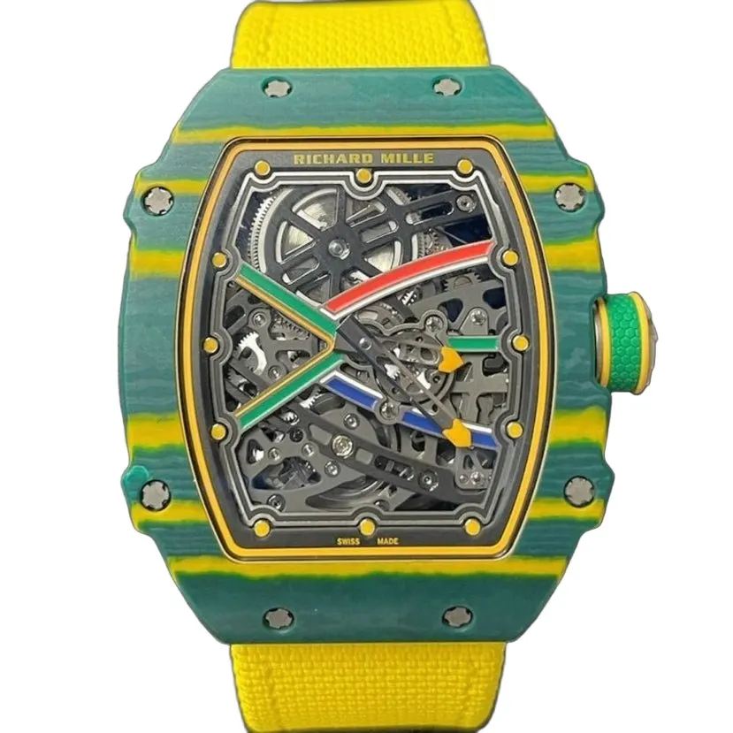 Richard Mille RM 67-02 Automatic Extra Flat Wayde Van Niekerk (Reference # 67-02) 52mm MultiColor Never worn - Front View