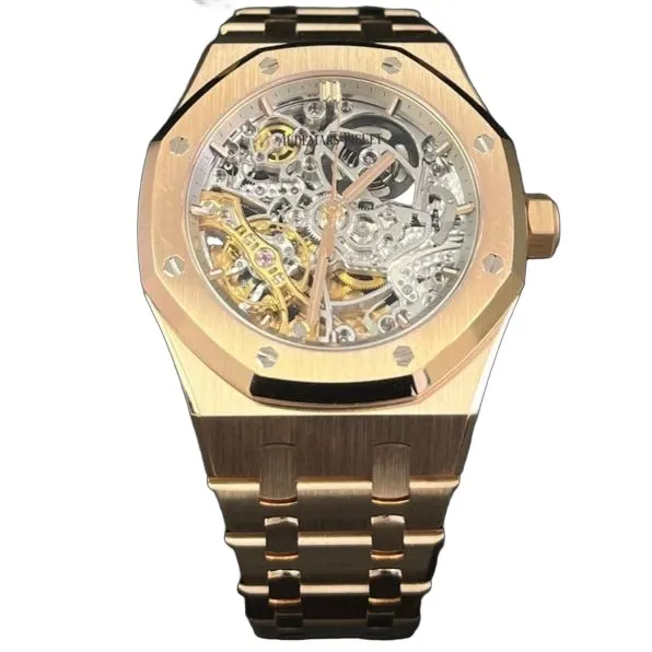 Audemars Piguet Royal Oak 37mm Pink Never worn - Front View