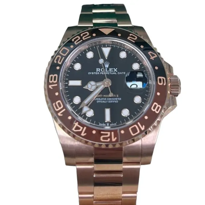 Rolex GMT-Master II 40mm Pink Never worn - Front View