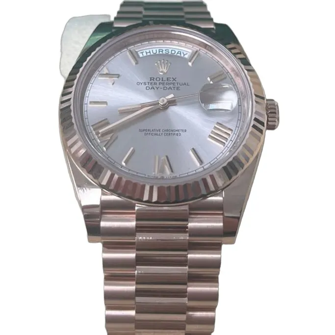 Rolex Day-Date 40 Pink Never worn - Front View