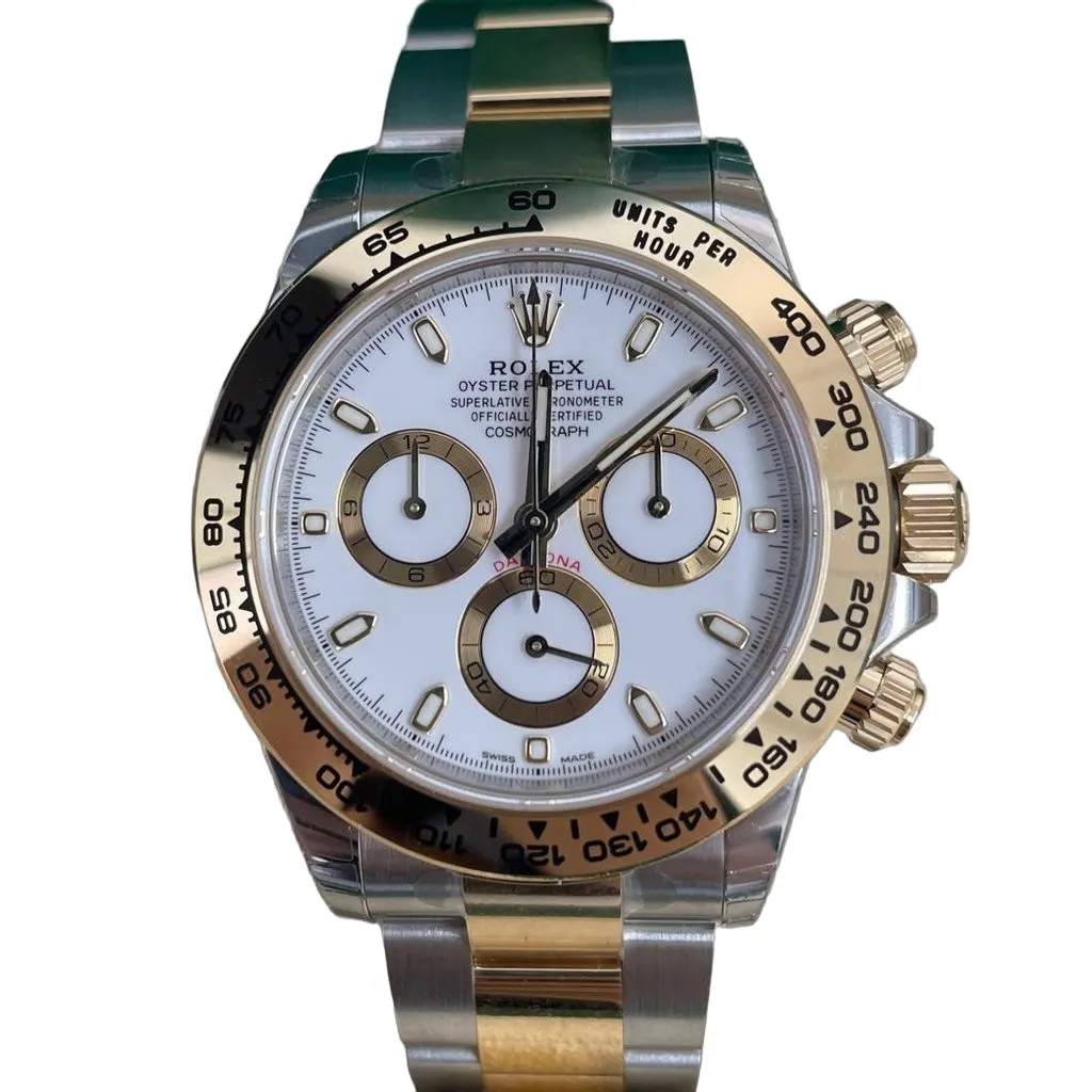 Rolex Daytona 40mm White Never worn - Front View