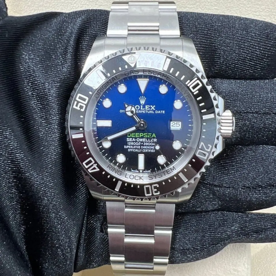 Rolex Sea-Dweller Deepsea 44mm Blue Never worn - Back View