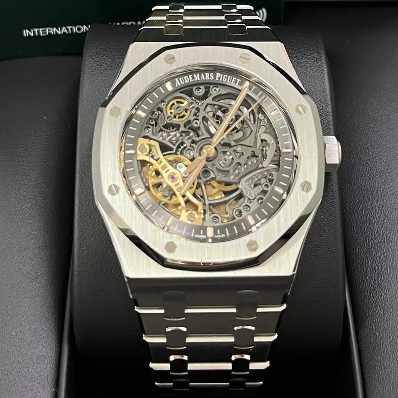Audemars Piguet Royal Oak Double Balance Wheel Openwork 41mm Beige Never worn - Inside View