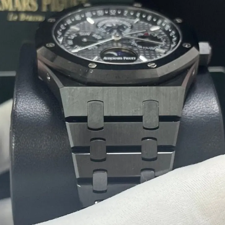 Audemars Piguet Royal Oak Perpetual Calendar 41mm Black Never worn - Back View