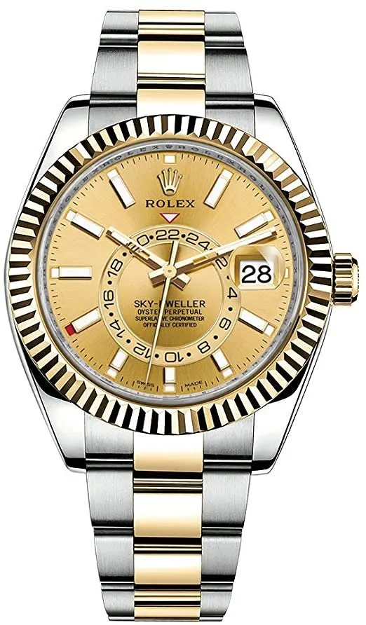 Rolex Sky-Dweller 42mm Gold Never worn - Inside View