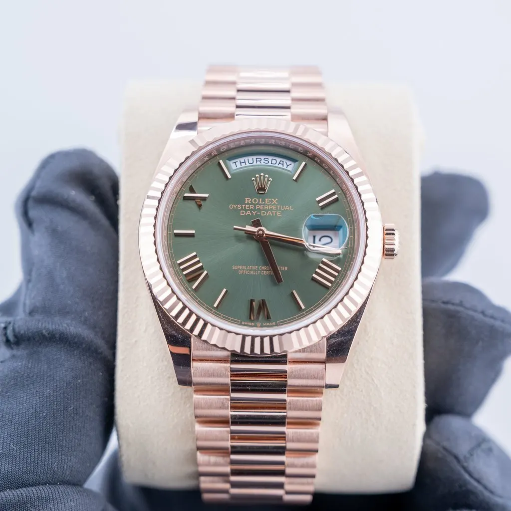 Rolex Day-Date 40 Pink Never worn - Back View