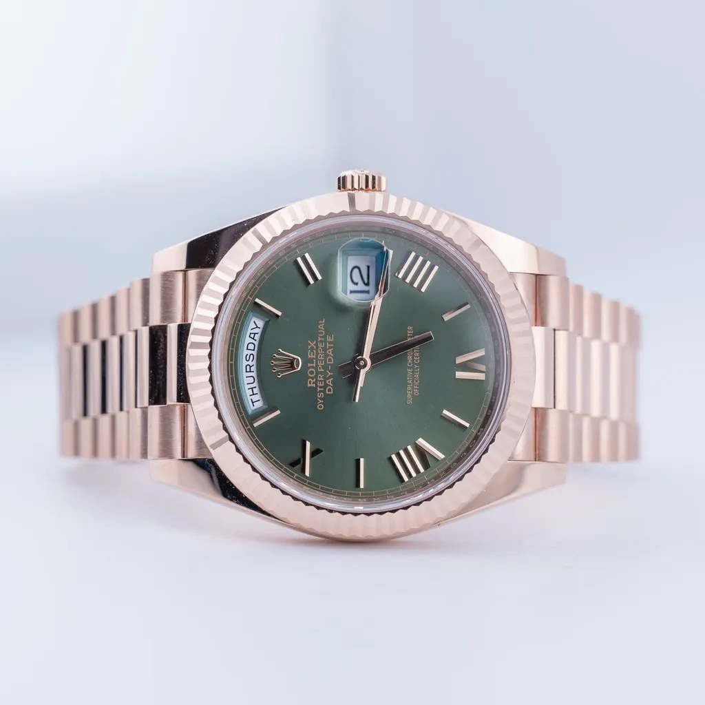 Rolex Day-Date 40 Pink Never worn - Inside View