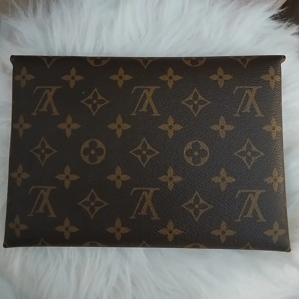 Louis Vuitton Kirigami Monogram Canvas Pochette Brown Canvas Good - Back View