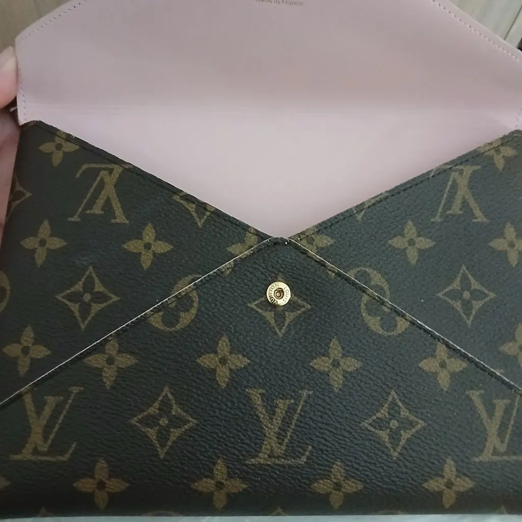 Louis Vuitton Kirigami Monogram Canvas Pochette Brown Canvas Good - Inside View