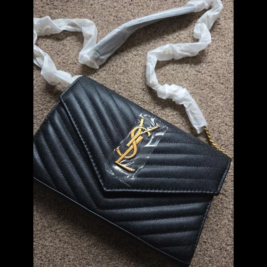 Saint Laurent Brand New Saint Lauren Bag Black Never worn, with tag - Model View