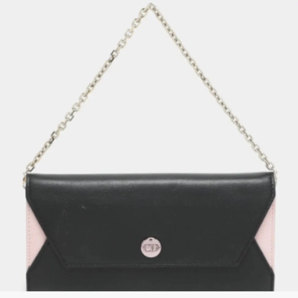 Dior Cluch Date Black Leather Very good - Back View