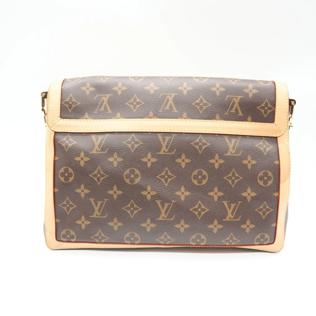 Louis Vuitton Dauphine Soft GM Monogram Brown Canvas Good - Back View