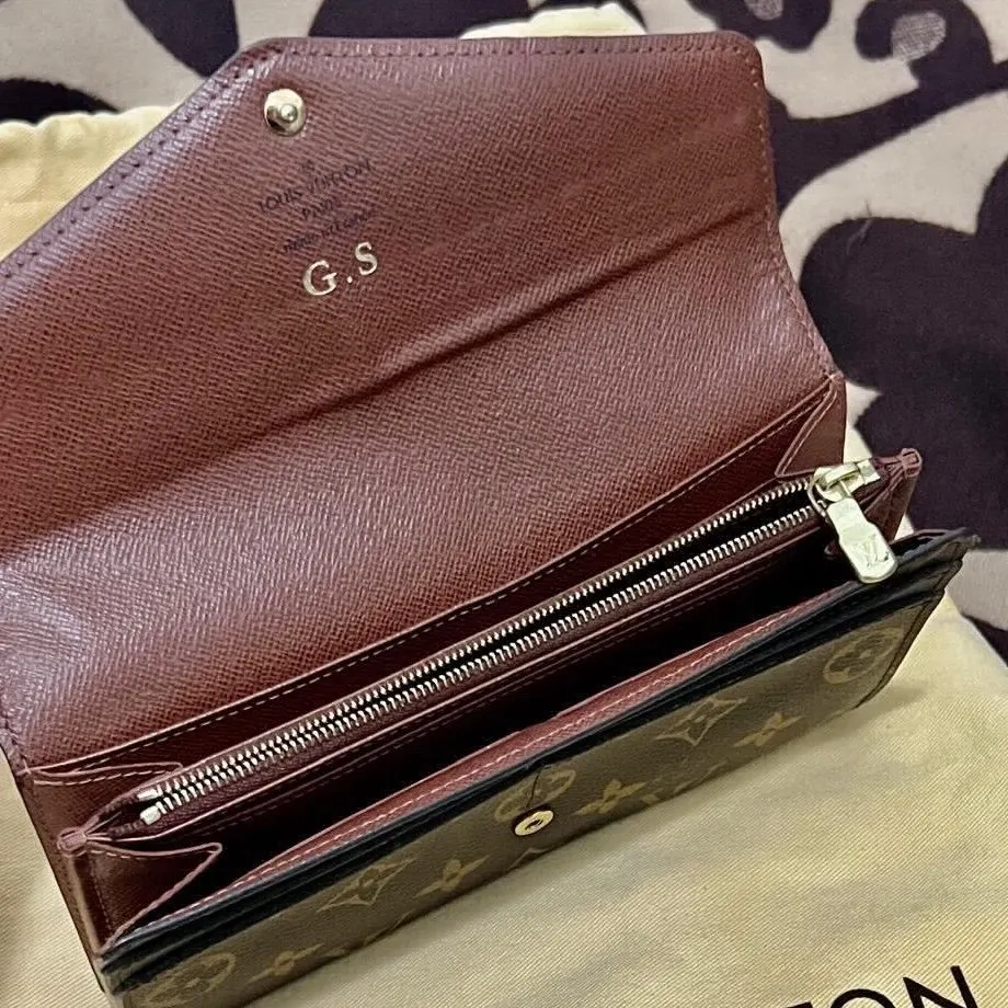 Louis Vuitton Sarah Brown Canvas Good - Model View