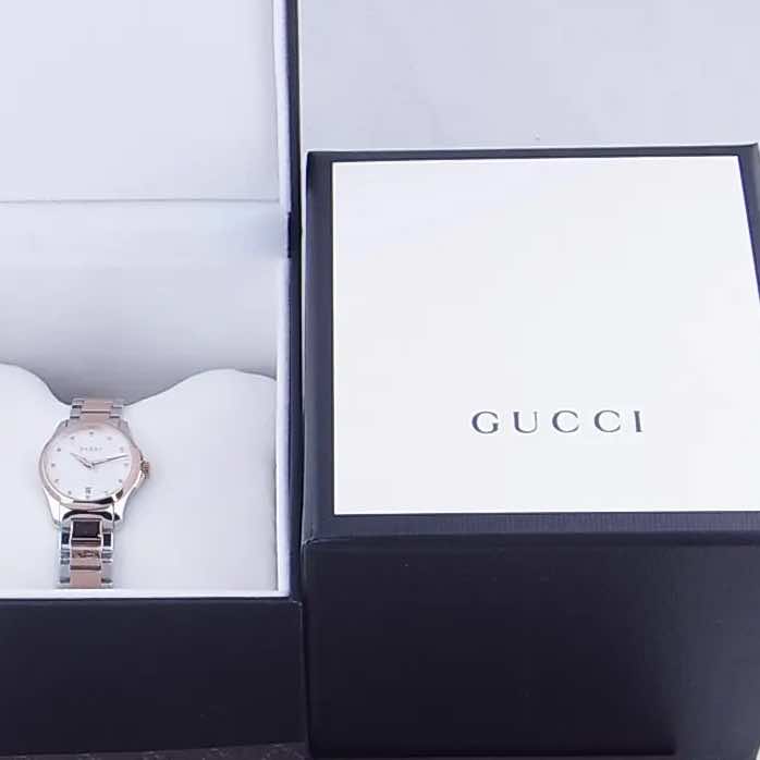 Gucci G-Timeless Silver Never worn, with tag - Model View