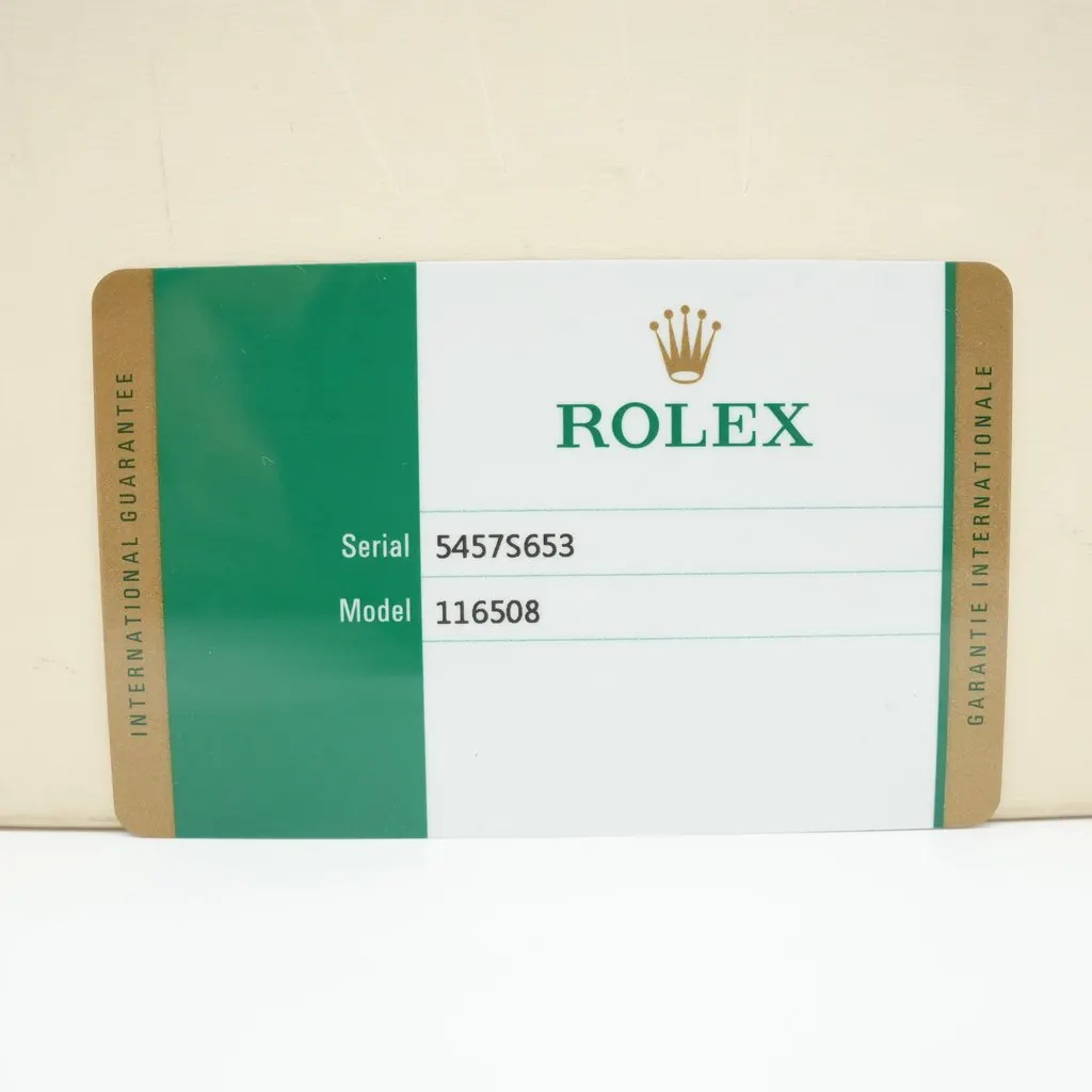 Rolex Daytona 116508 40 mm Gold Good - Box View