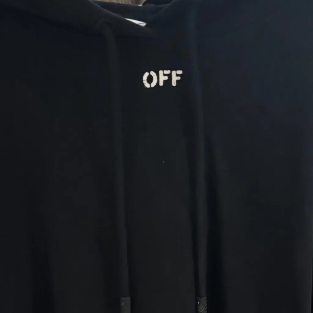 Off-White Hoody Black Cotton Never worn - Inside View