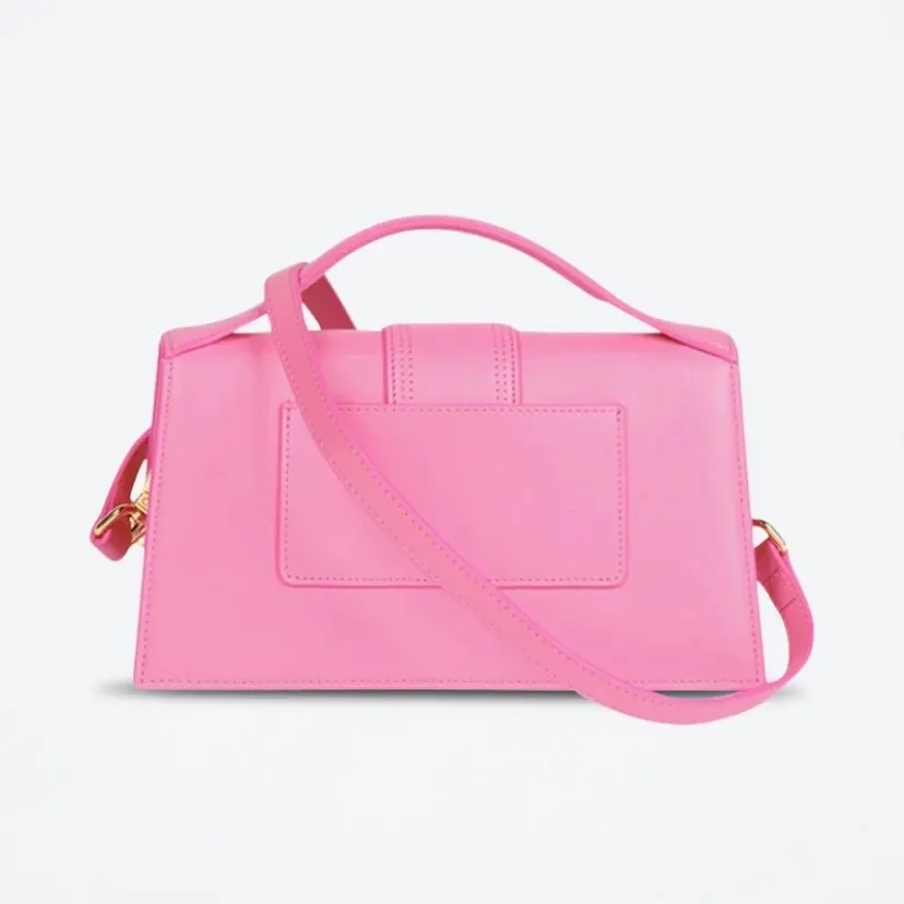 Jacquemus Le Grand Bambino Leather Bag – Pink Pink Leather Never worn, with tag - Back View