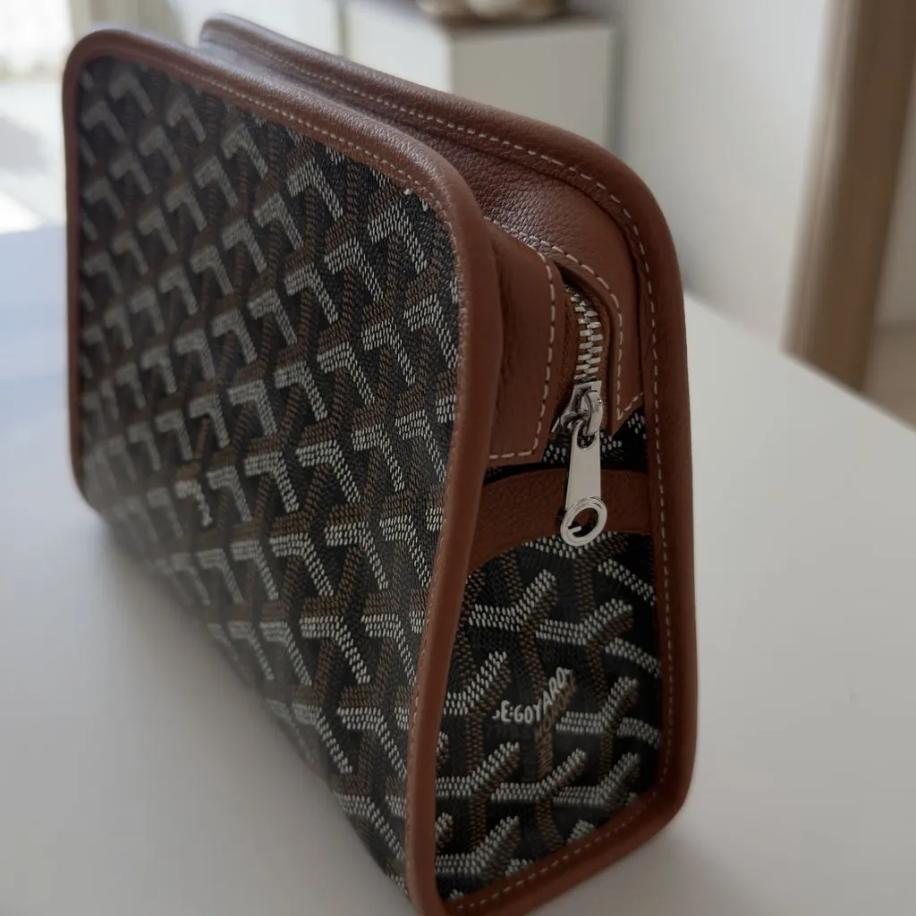Goyard Goyard Jouvence PM Black/Tan – Brand New + Dust Bag Black Canvas Never worn - Back View