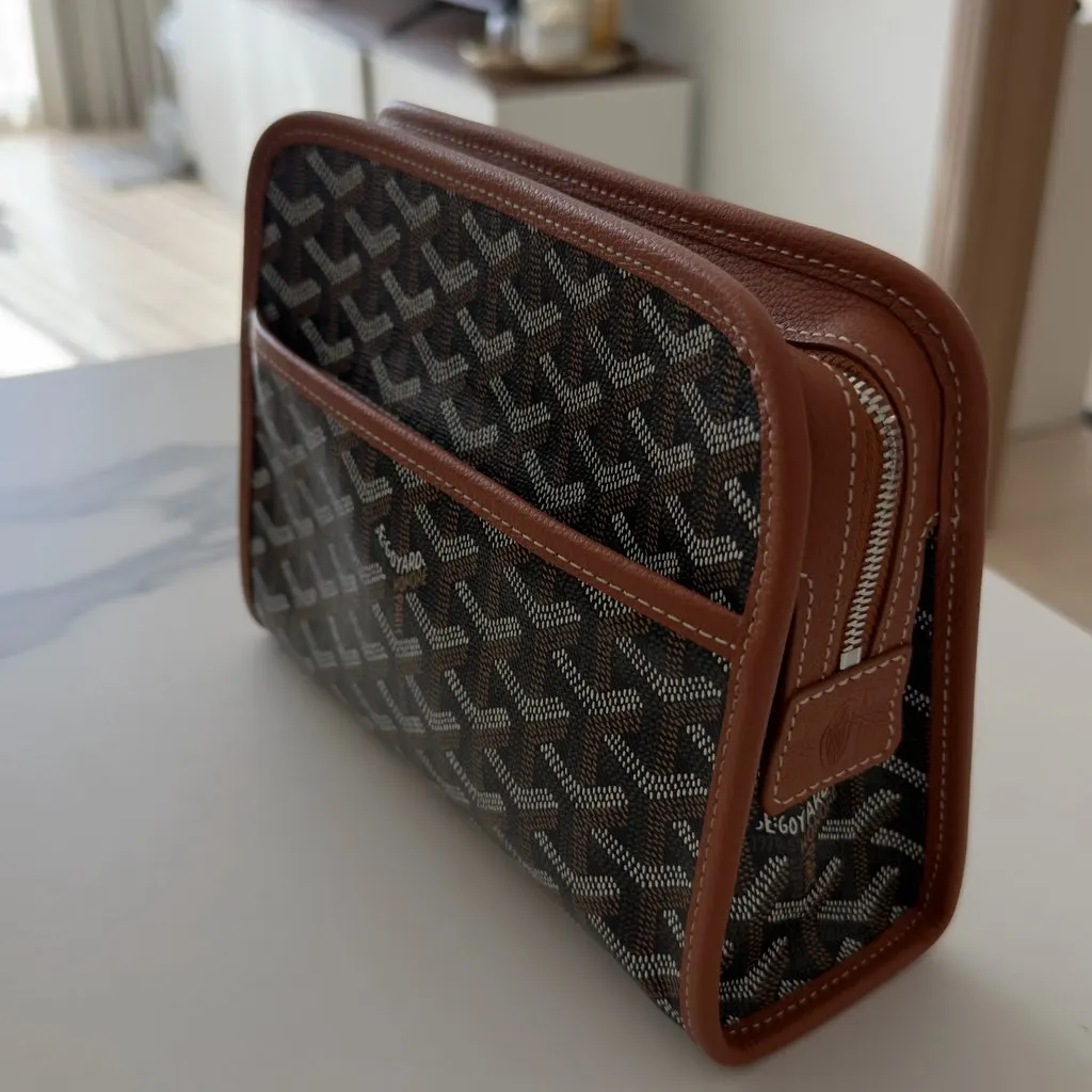 Goyard Goyard Jouvence PM Black/Tan – Brand New + Dust Bag Black Canvas Never worn - Box View