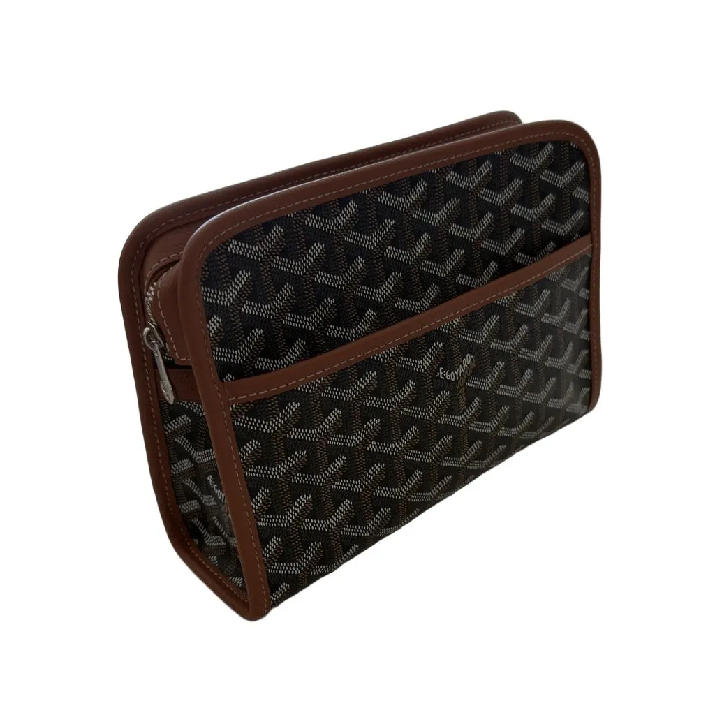 Goyard Goyard Jouvence PM Black/Tan – Brand New + Dust Bag Black Canvas Never worn - Front View