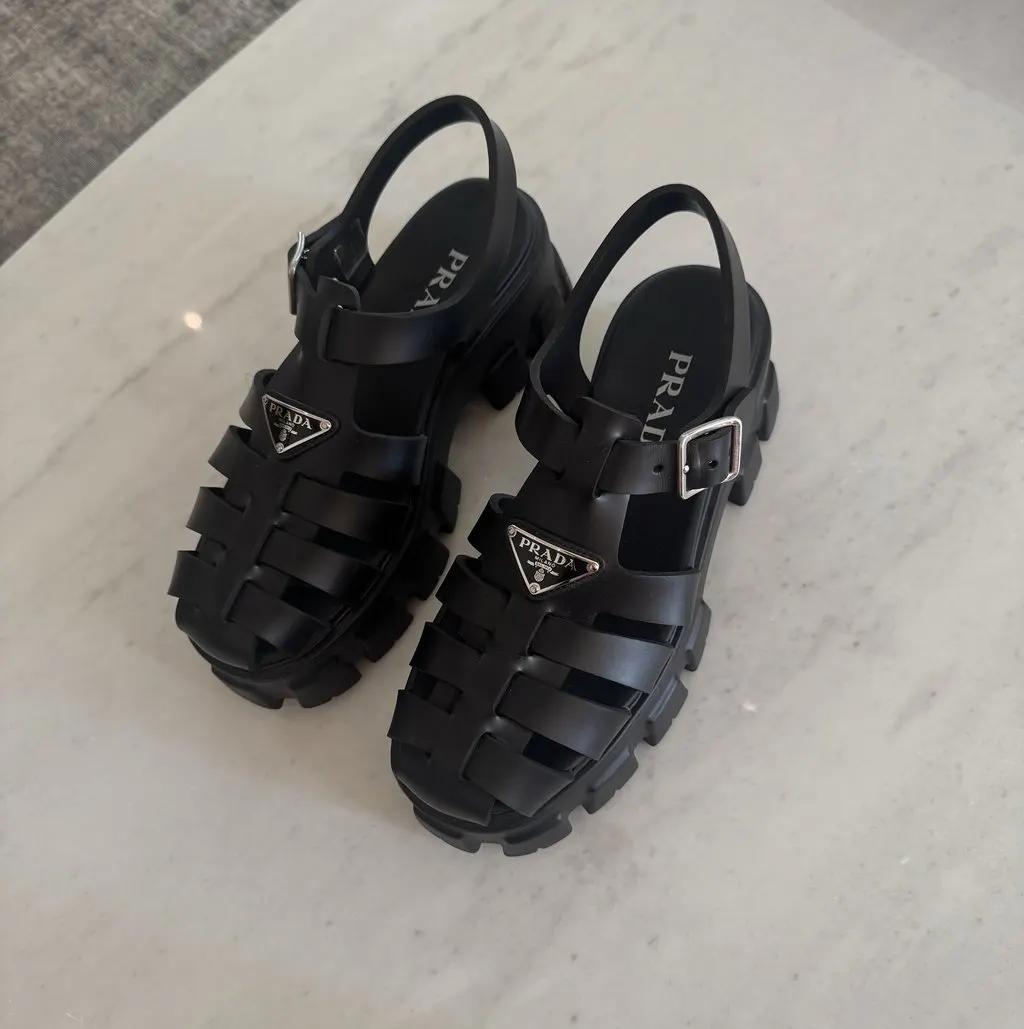 Prada Monolith Black Leather Never worn - Inside View
