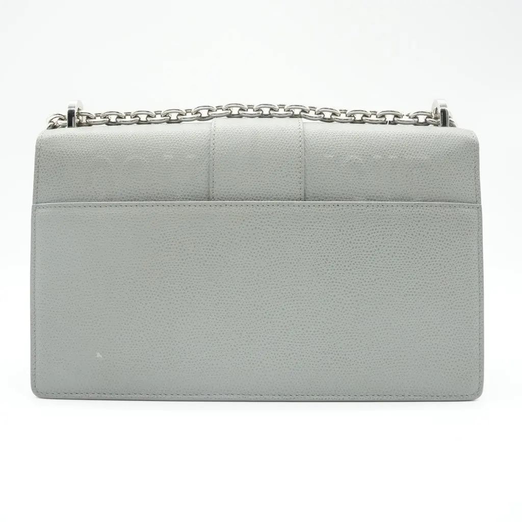 Dior 30 Montaigne Grey Bag Grey Leather Fair - Back View